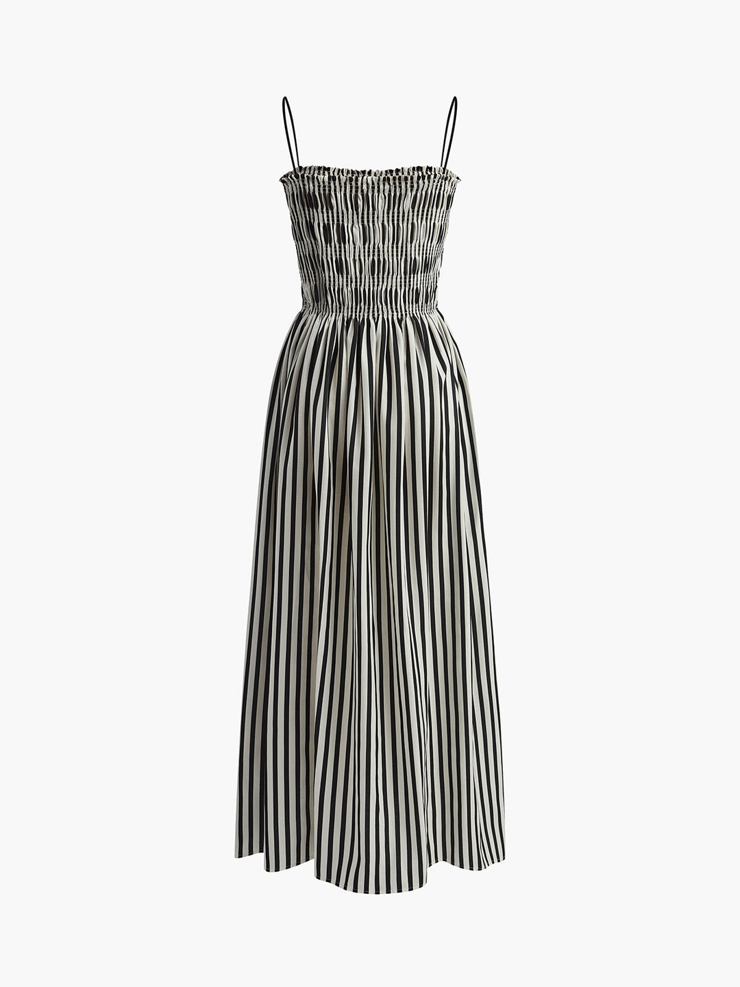 Sleeveless Pinstripe Long Dress  Liora Lane Boutique Dresses