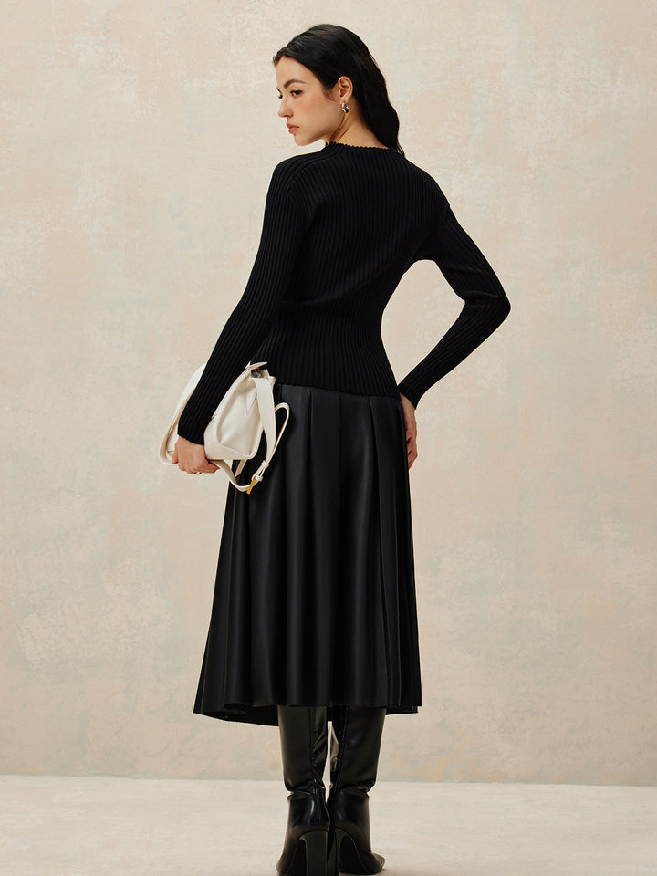 Color Block Ribbed Knit Top  Liora Lane Boutique Knit Tops