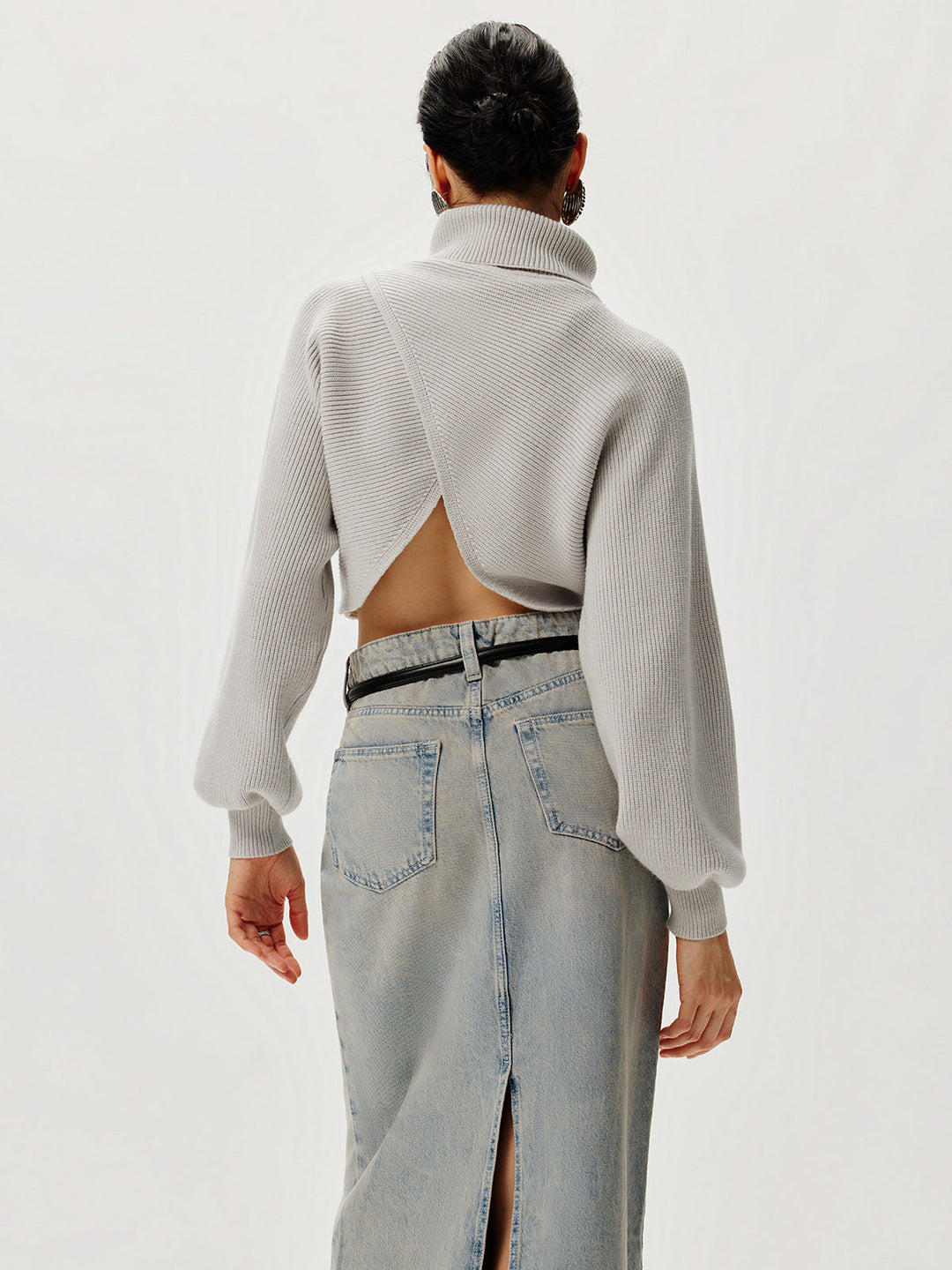 Turtleneck Batwing Sleeve Sweater  Liora Lane Boutique Sweaters