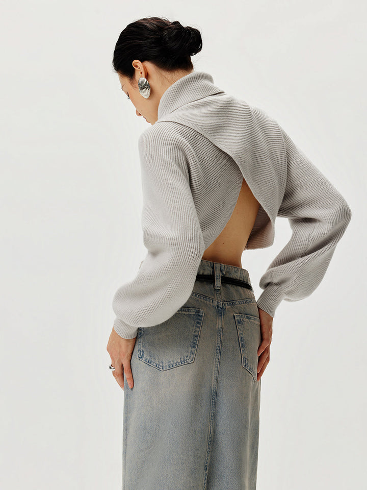 Turtleneck Batwing Sleeve Sweater  Liora Lane Boutique Sweaters