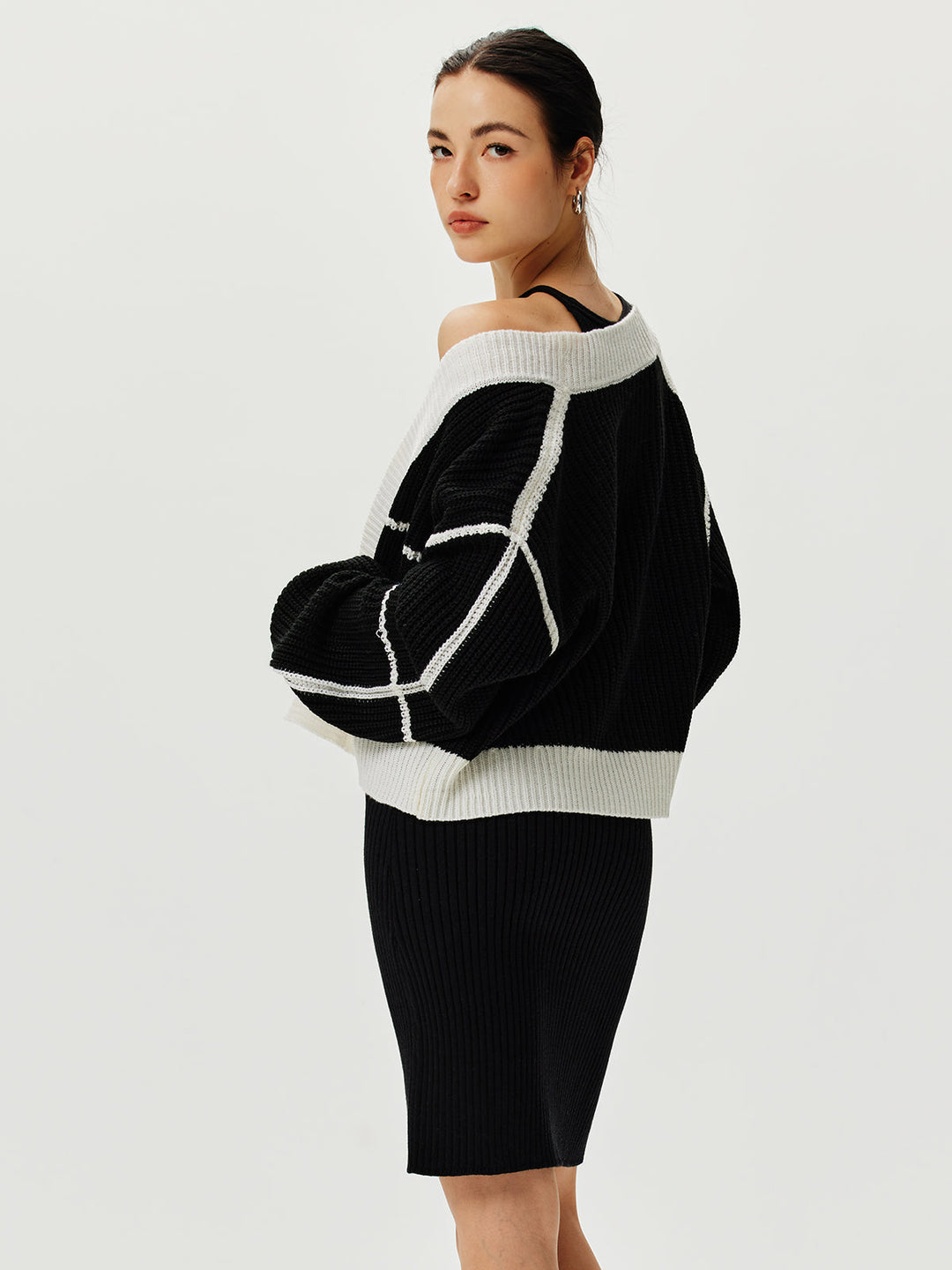 Color Block Versatile Knit Cardigan  Liora Lane Boutique Cardigans