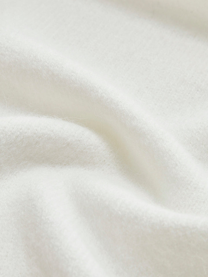 Contrast Trim Bow Decor Knit Outwear  Liora Lane Boutique Knit Outerwear