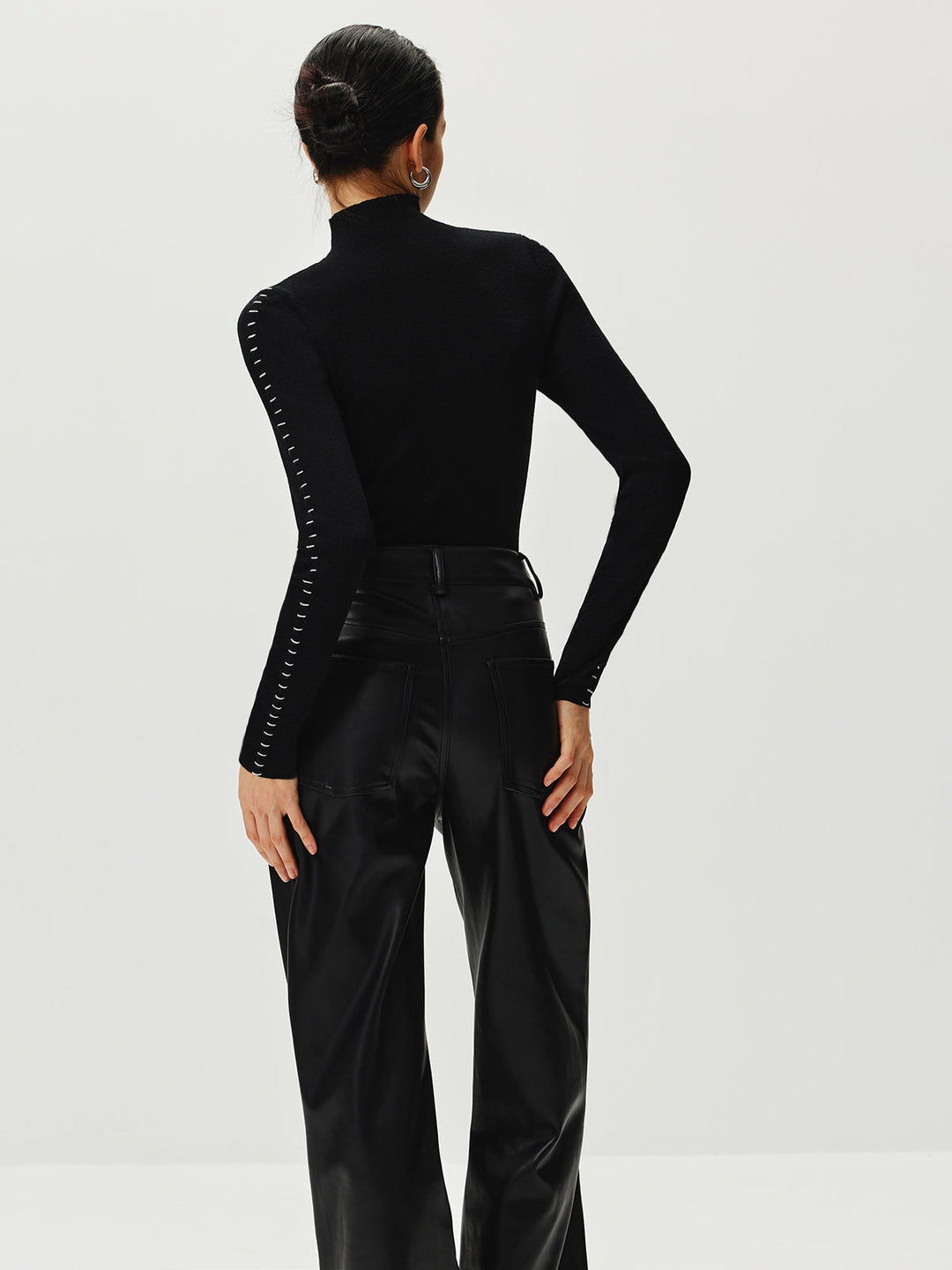 Contrast Trim Pullover Sweater  Liora Lane Boutique Sweaters