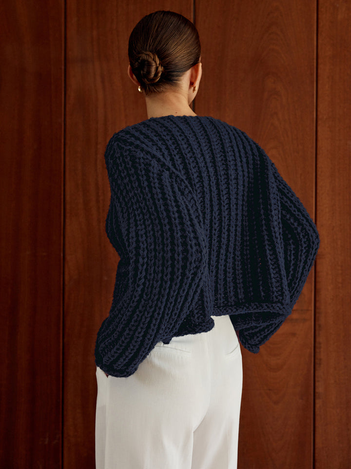 Plain Button Knit Cardigan  Liora Lane Boutique Cardigans
