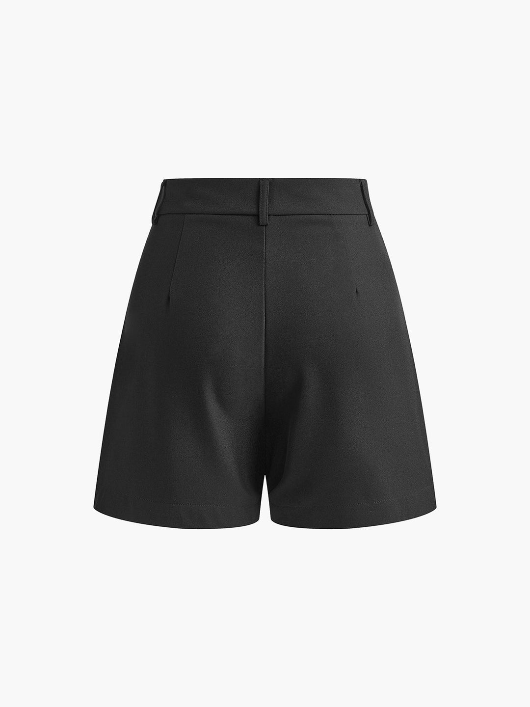 Semi-Sheer Mid-Waist Shorts Without Belt  Liora Lane Boutique Shorts