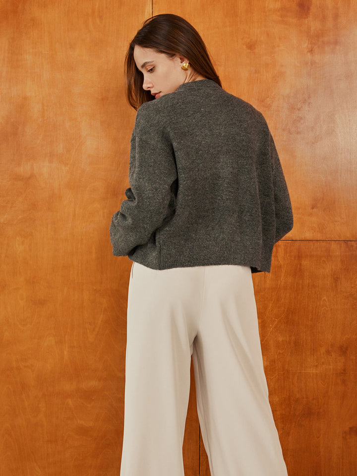 Plain Bow-Breasted Cardigan  Liora Lane Boutique Cardigans