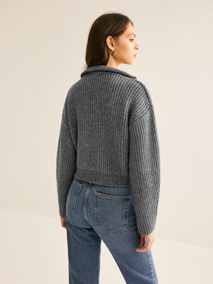 Plain Double Zip Cardigan  Liora Lane Boutique Cardigans