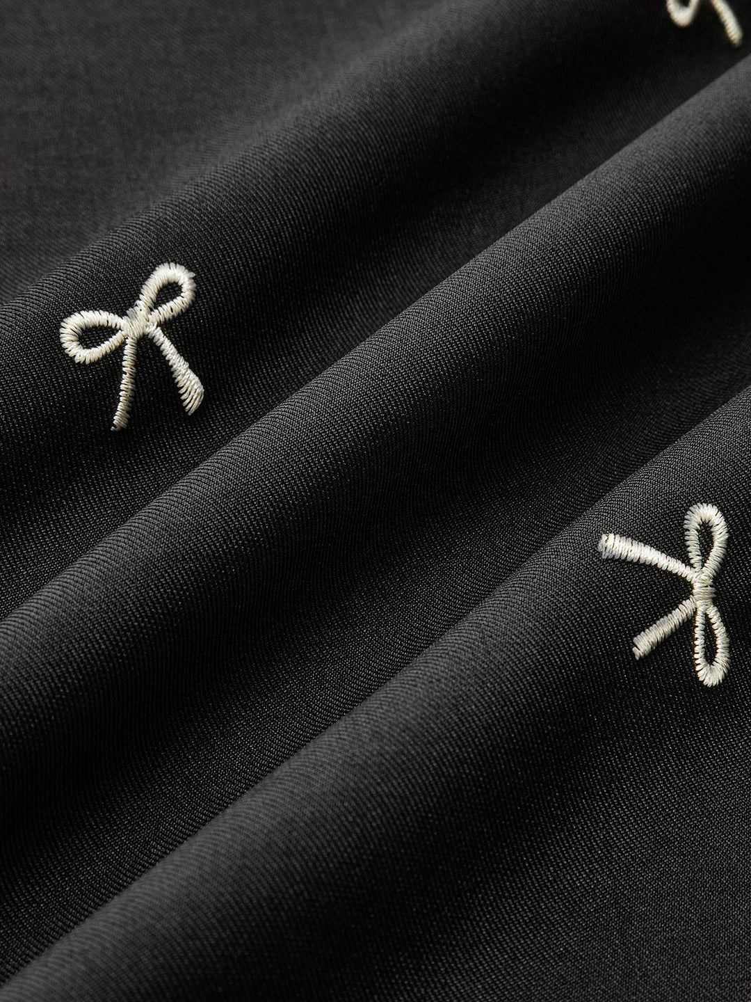 Bow Detail Zipper A Line Skirt  Liora Lane Boutique Skirts