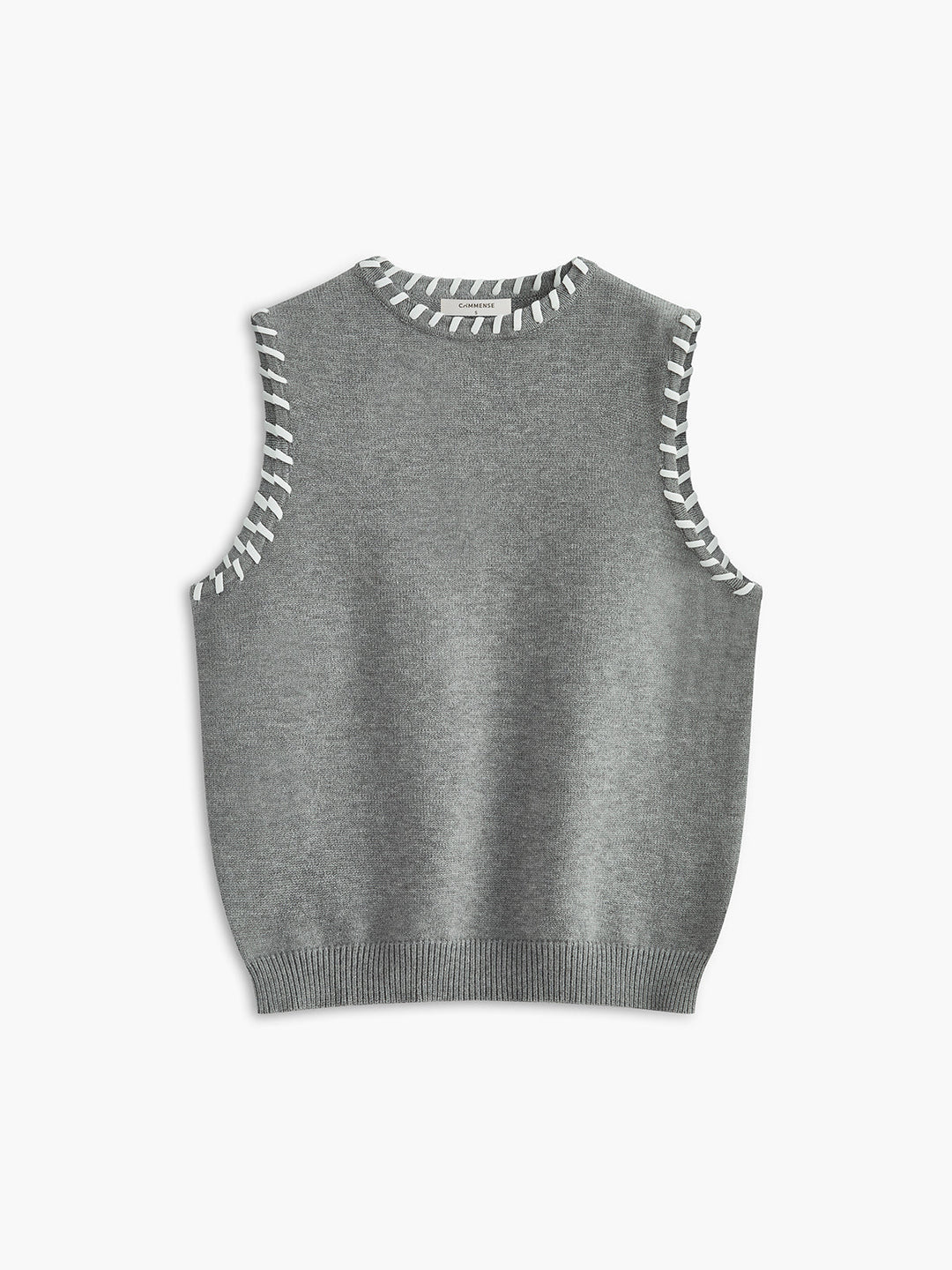 Contrast Trim Sleeveless Skirt Set  Liora Lane Boutique Skirt Sets