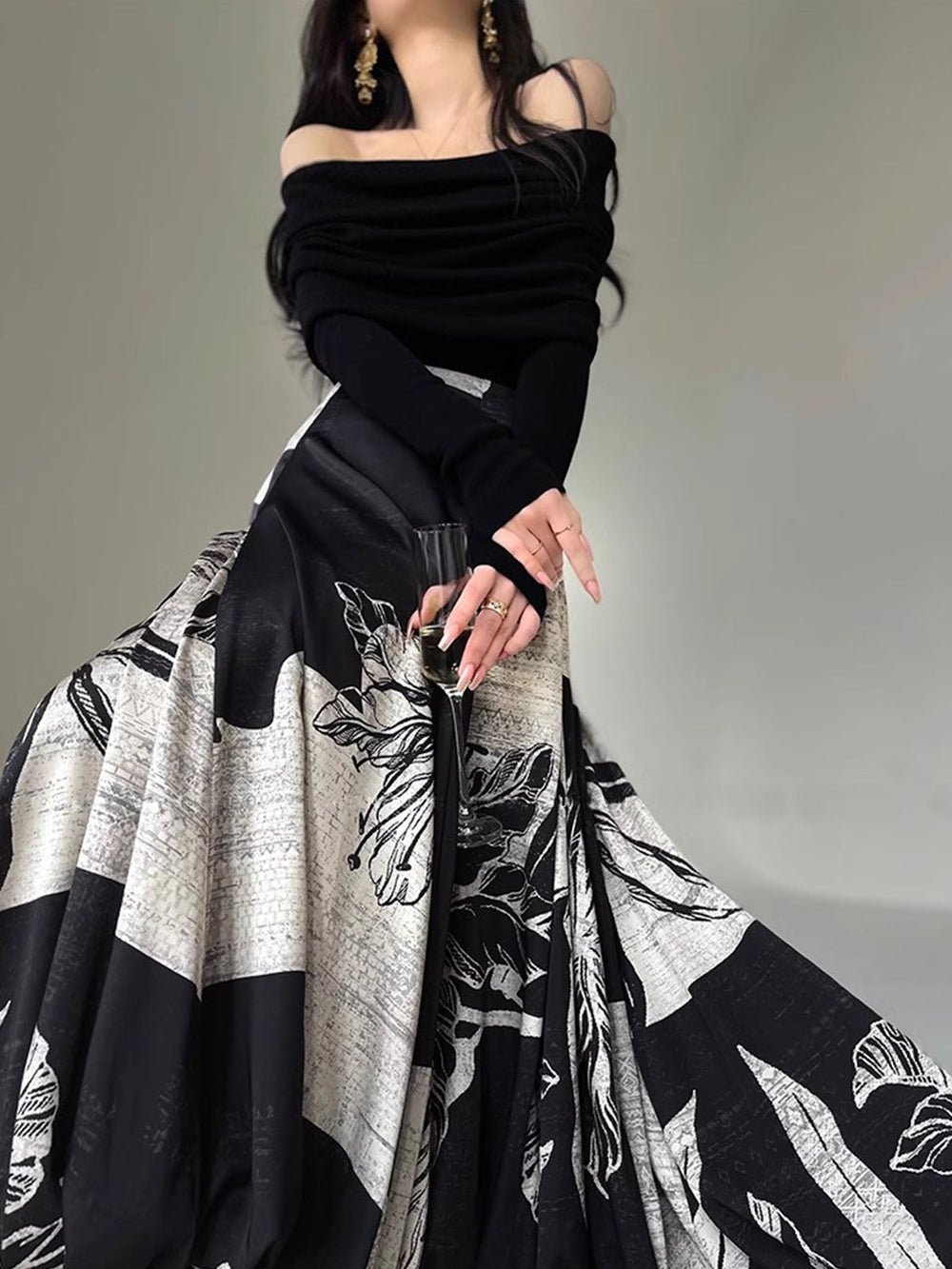 Bud Waist Side-Zipper Midi Skirt  Liora Lane Boutique Skirts