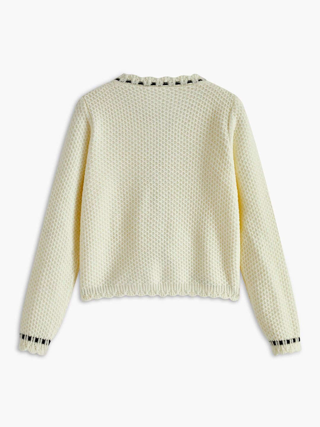 Elegant Wave Trim Cardigan  Liora Lane Boutique Cardigans