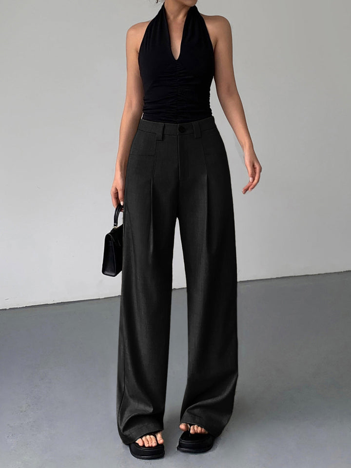 Divine Pleat Wide Leg Dress Pants  Liora Lane Boutique Pants