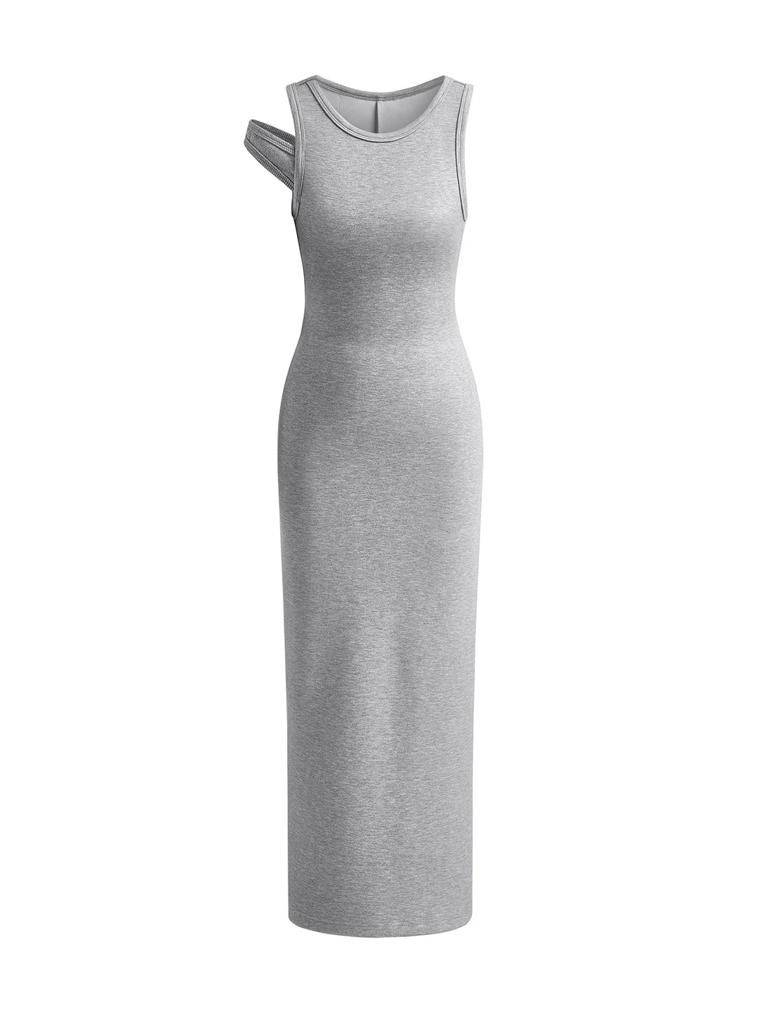 Asymmetrical Crew Neck Split Maxi Dress  Liora Lane Boutique Dresses
