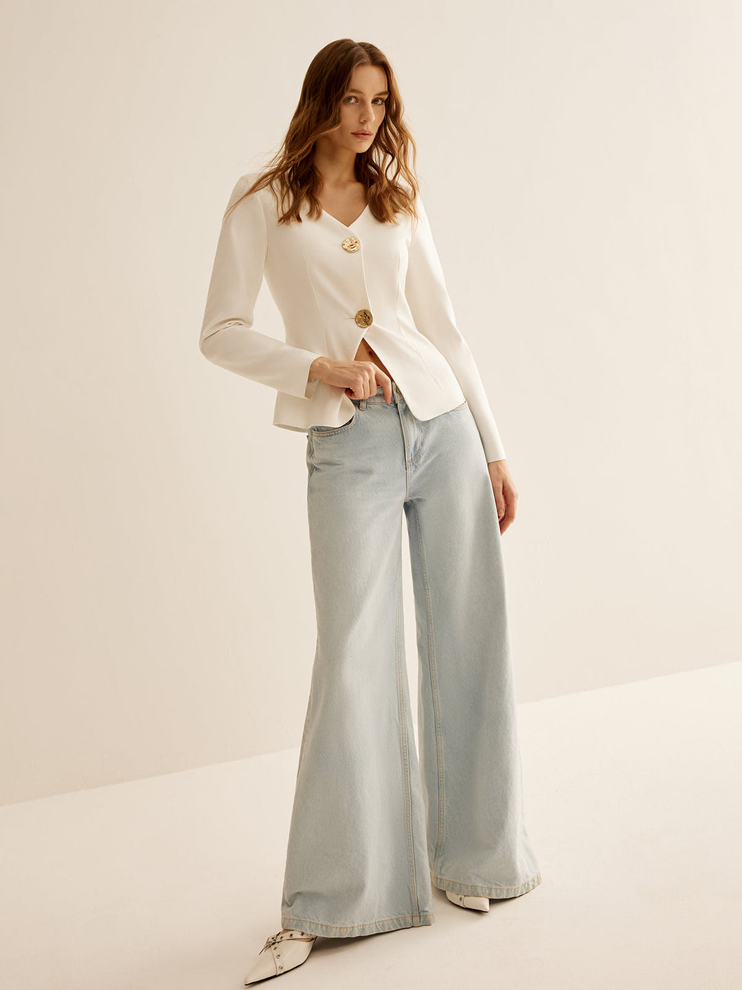 Split Skinny Blazer  Liora Lane Boutique Blazers