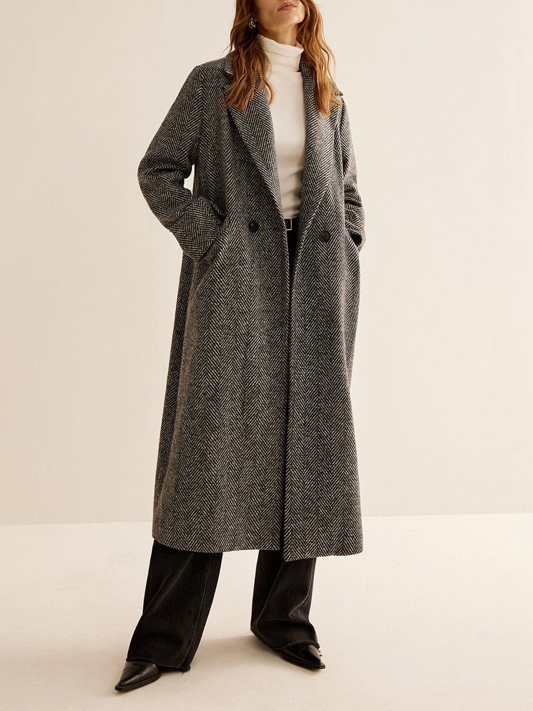 Essential Versatile Long Trench Coat  Liora Lane Boutique Trench Coats Grey / XL 215.99