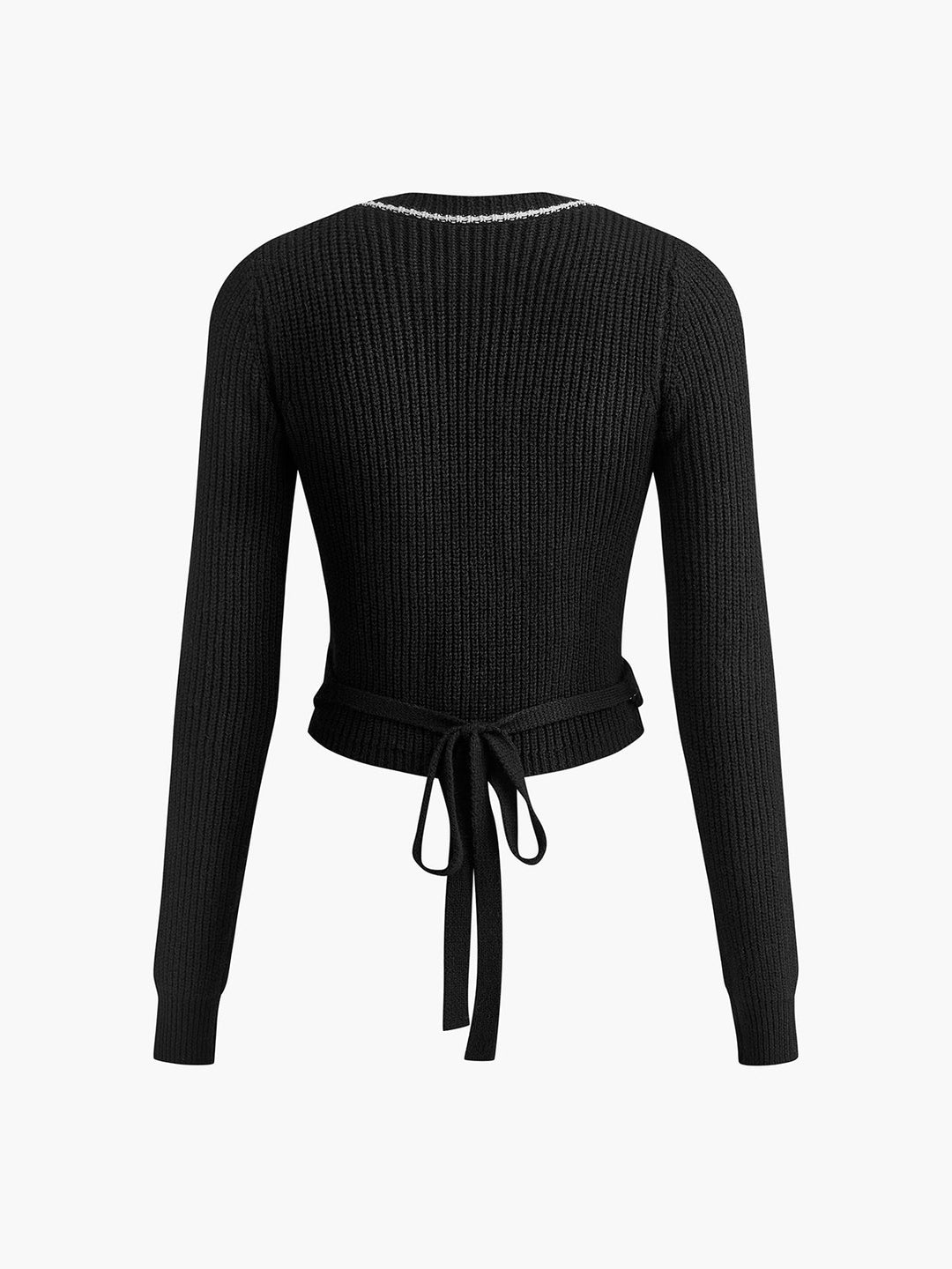 Criss Cross Lace Up Sweater  Liora Lane Boutique Sweaters