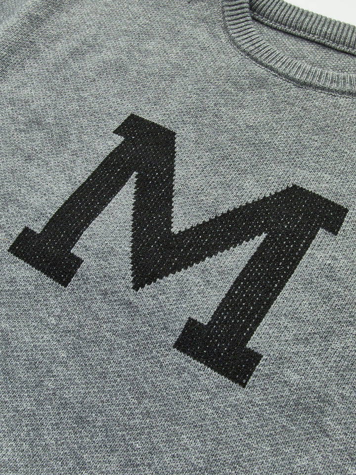 Letter Printed Loose Sweater  Liora Lane Boutique Sweaters