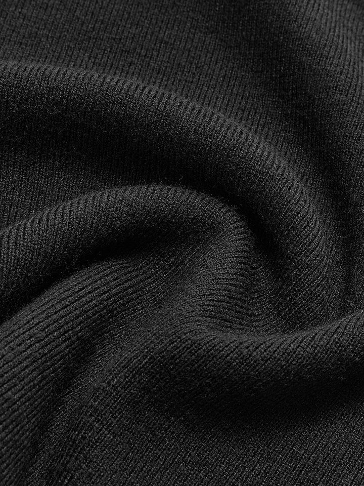 Solid Long Sleeve Floral Knit Top  Liora Lane Boutique Knit Tops