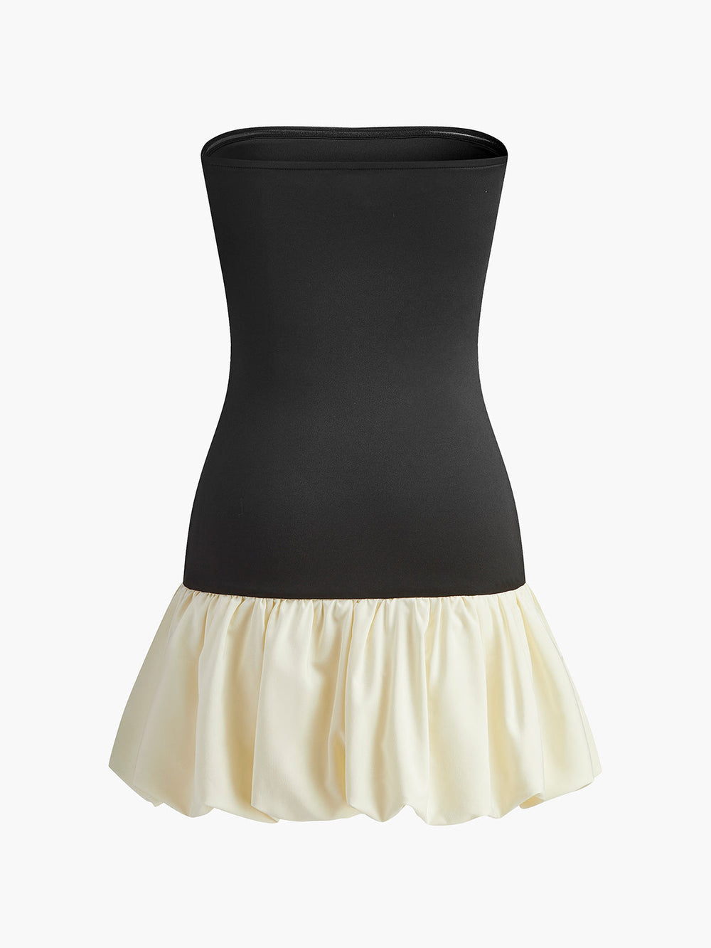 Two Tone Bud Waist Tube Dress  Liora Lane Boutique Dresses