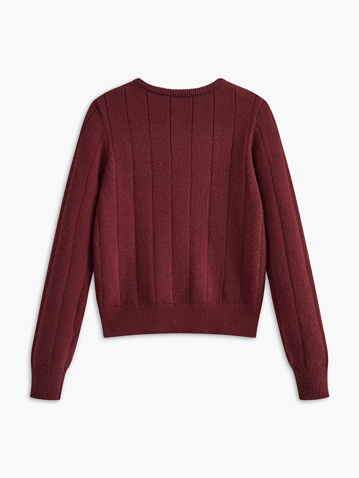 Crew Neck Button Soft Cardigan  Liora Lane Boutique Cardigans
