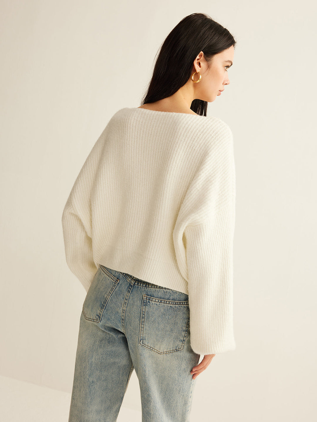 Wool-Blend Tie-Front Cardigan  Liora Lane Boutique Cardigans