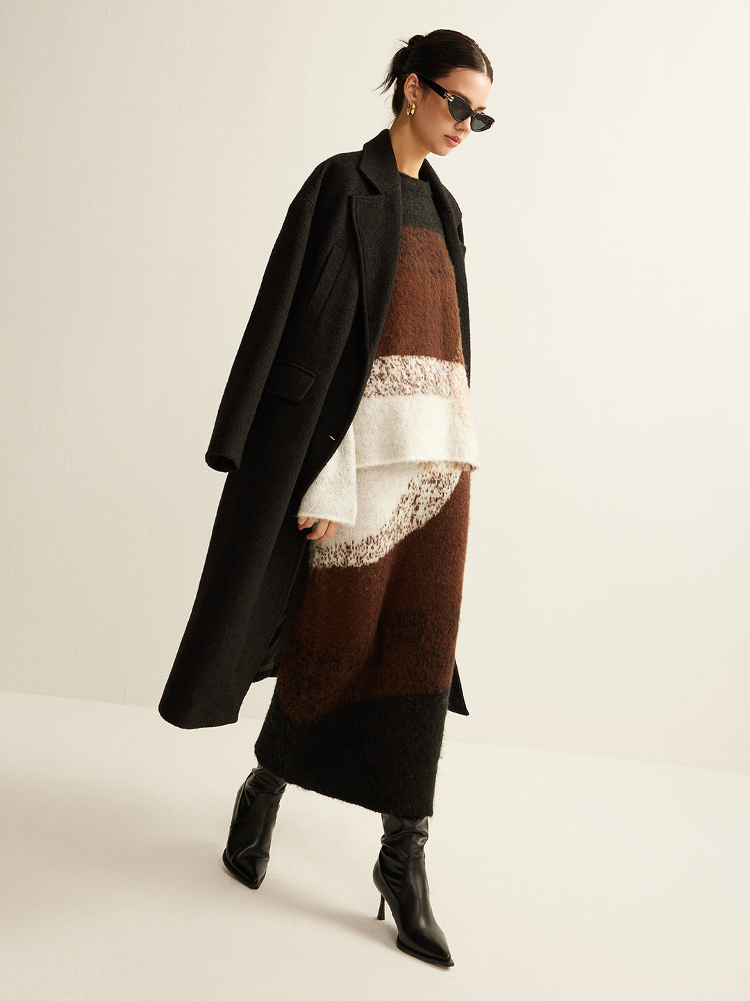 Color Block Sweater Skirt  Liora Lane Boutique Sweater Skirts