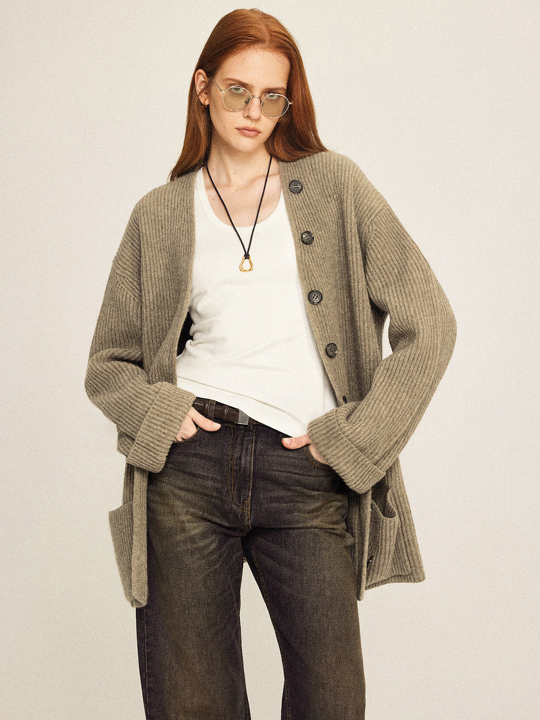 Ribbed Loose Knit Outerwear  Liora Lane Boutique Knit Outerwear