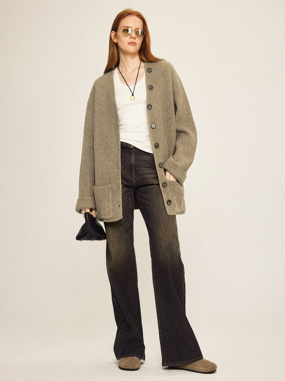 Ribbed Loose Knit Outerwear  Liora Lane Boutique Knit Outerwear