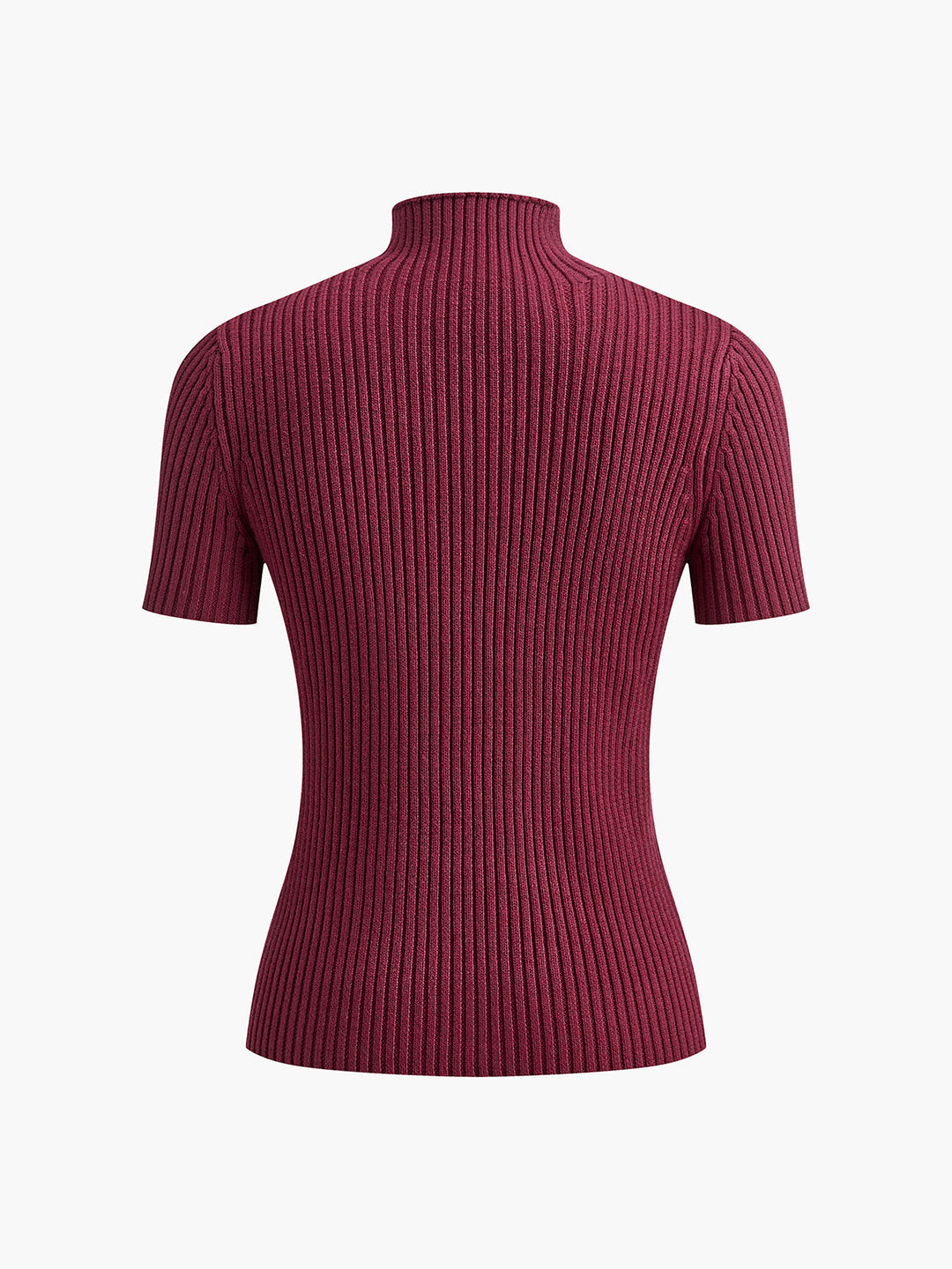 Solid High Neck Split Ribbed Knit Two Pieces Skirt Set  Liora Lane Boutique Sweater Co-ords