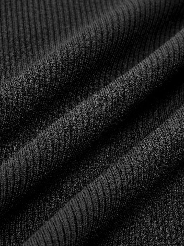 Caramel Asymmetric Neckline Long Sleeve Knit Top  Liora Lane Boutique Knit Tops