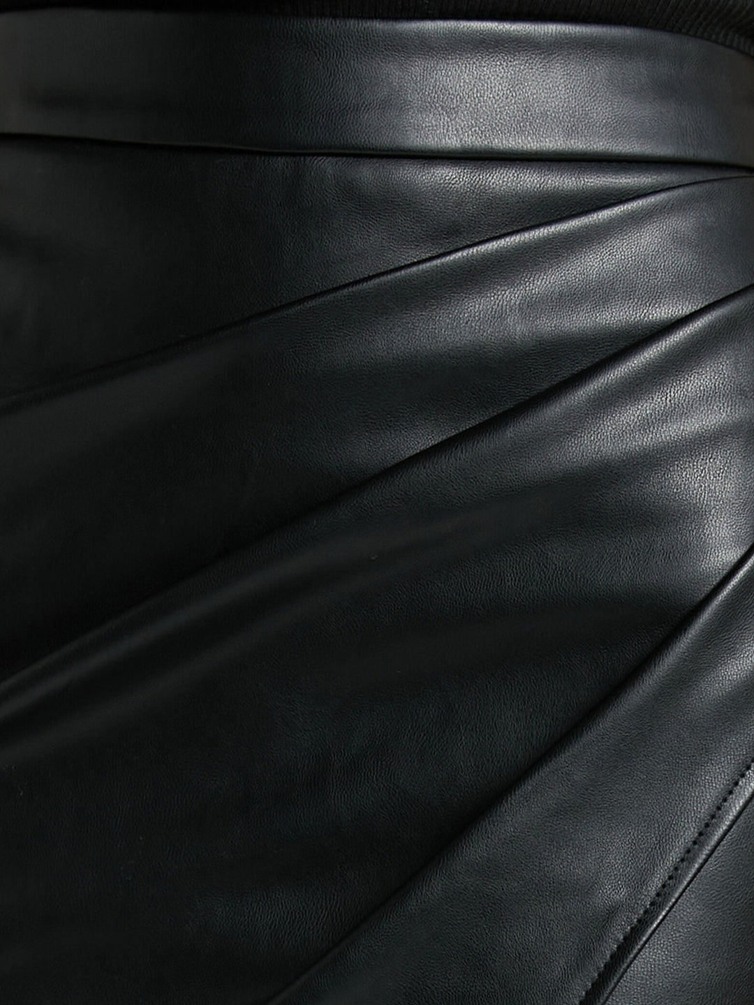 Pleated Split PU Leather Skirt  Liora Lane Boutique Skirts