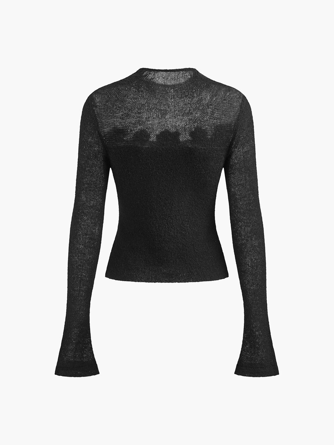 3D Flower Panel Soft Knit Top  Liora Lane Boutique Knit Tops