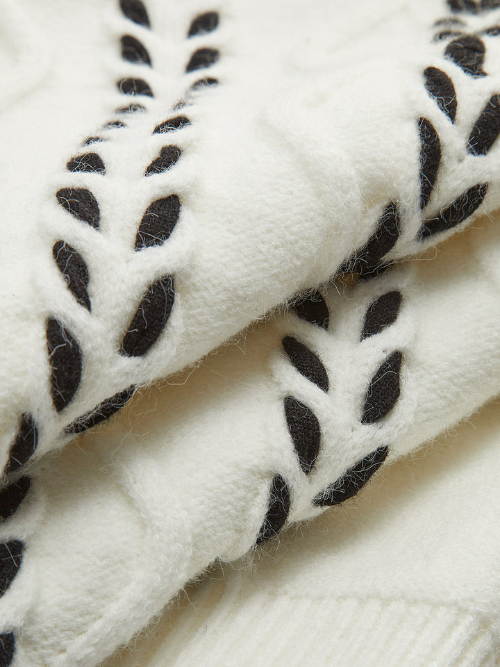 Turtleneck Raw Hem Twist Sweater  Liora Lane Boutique Sweaters