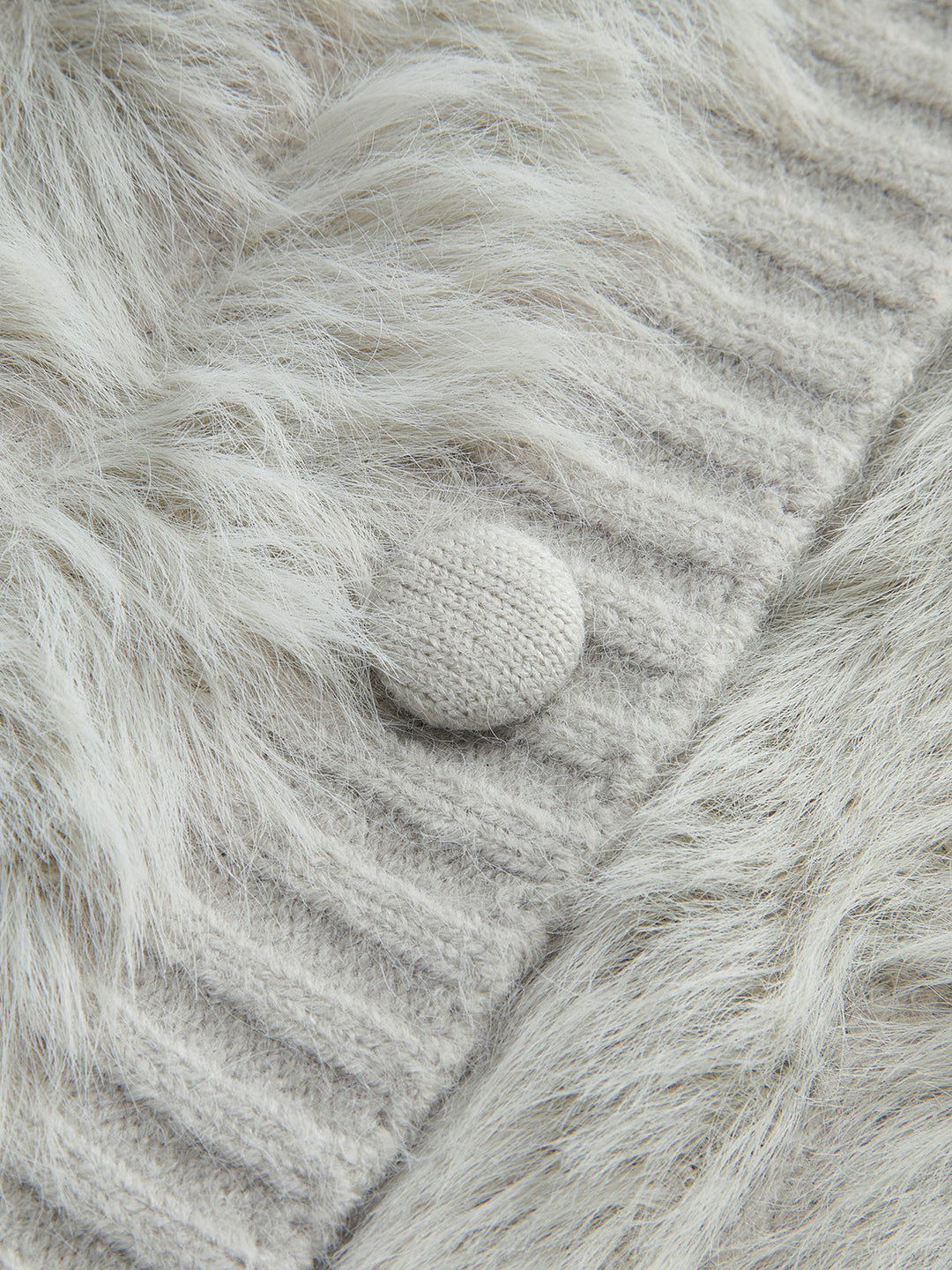 PU-Collar High Stretch Fuzzy Cardigan  Liora Lane Boutique Cardigans