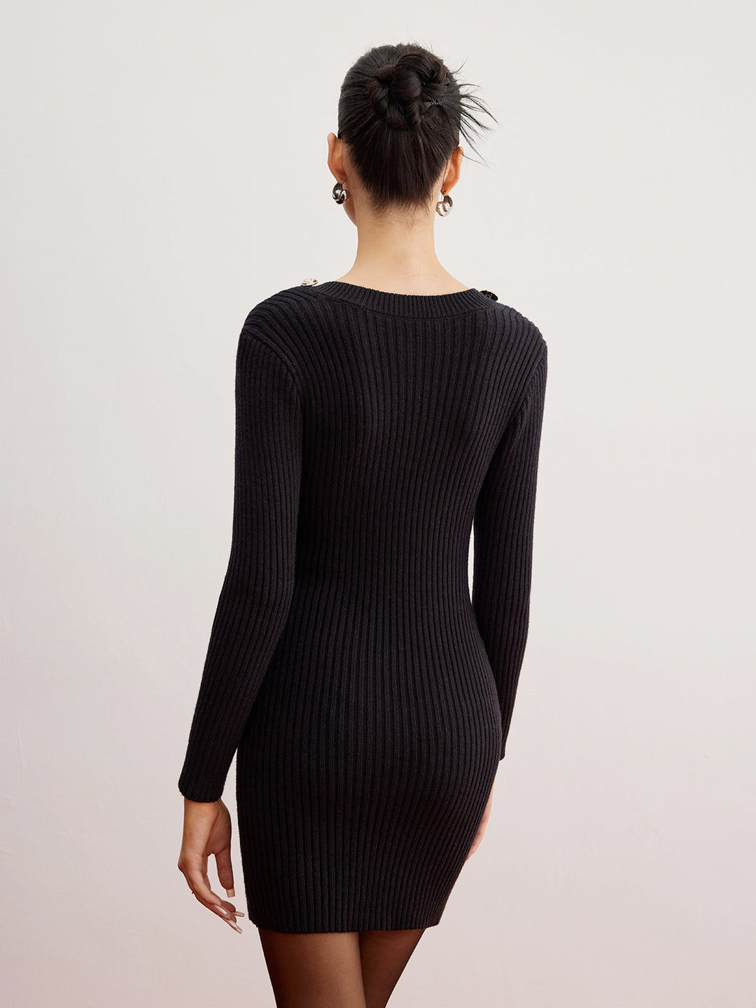 Shrug Ribbed Slim Sweater Dress  Liora Lane Boutique Sweater Dresses