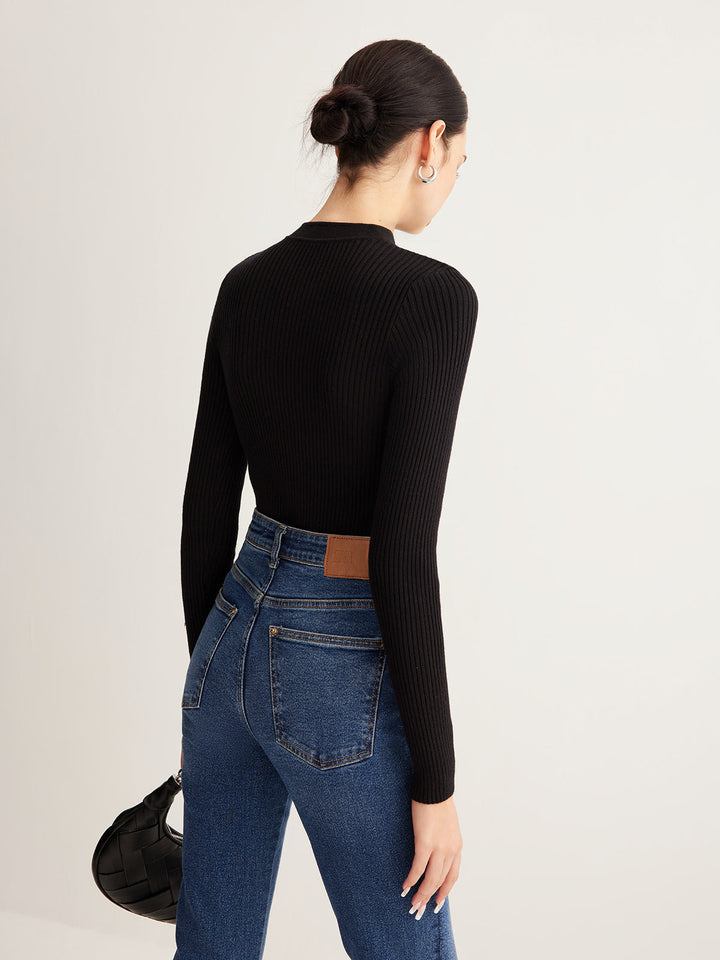 Versatile Metal Decor Knit Top  Liora Lane Boutique Knit Tops