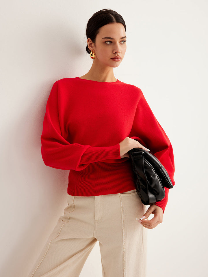 Leg-Of Mutton Cinched Sweater  Liora Lane Boutique Sweaters