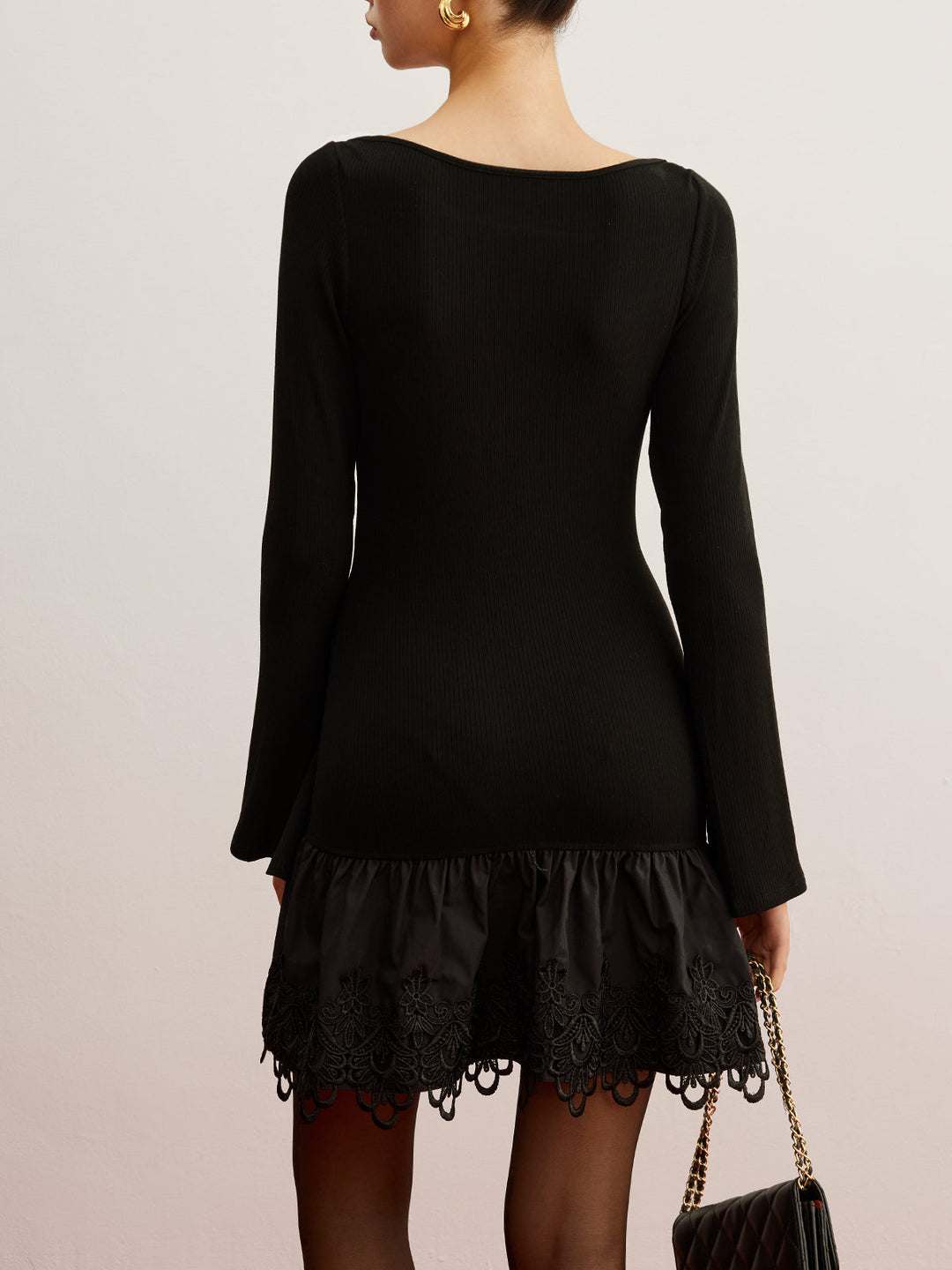 Cutout Panel Jersey Dress  Liora Lane Boutique Dresses