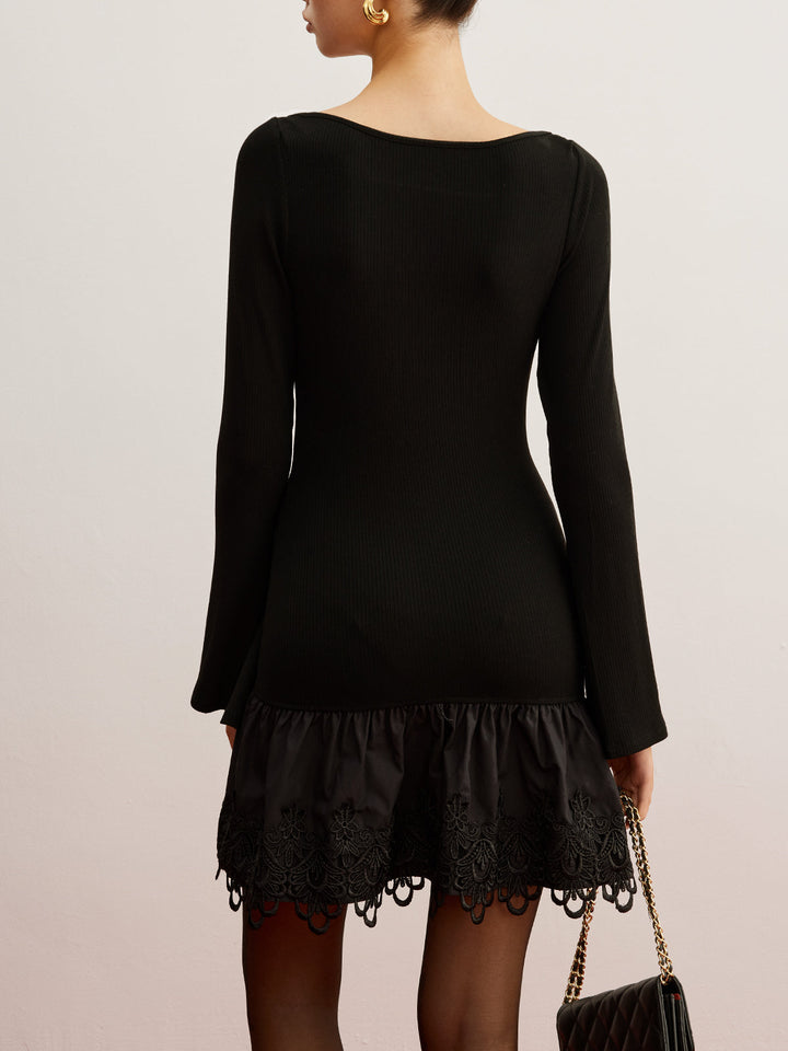 Cutout Panel Jersey Dress  Liora Lane Boutique Dresses