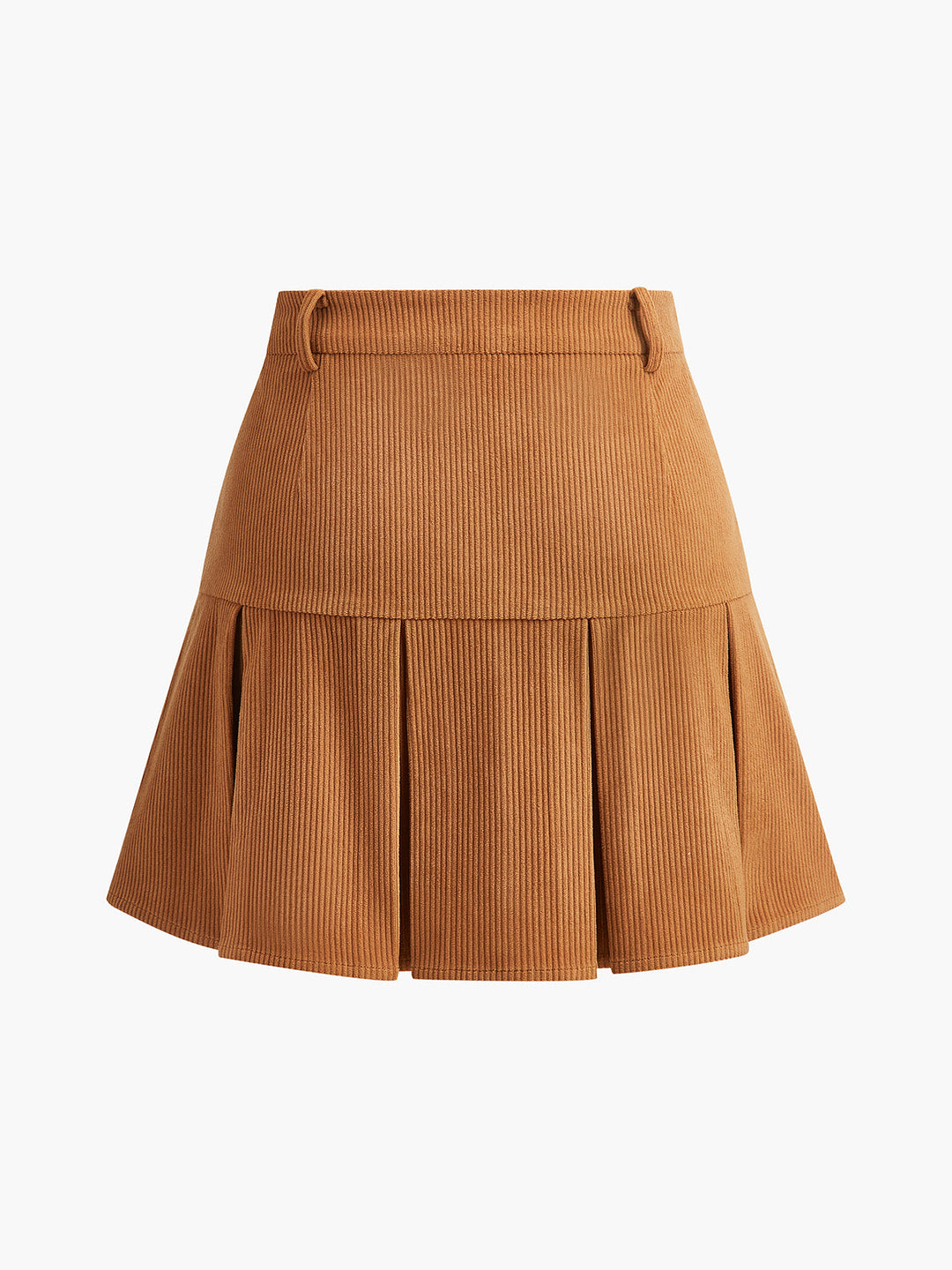 Corduroy Pleated Mini Skirt  Liora Lane Boutique Skirts