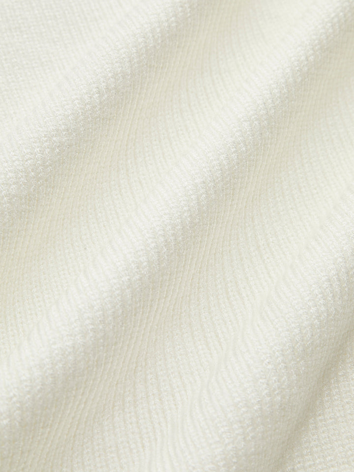 Cross-Over Collar Cold-Shoulder Sweater  Liora Lane Boutique Sweaters