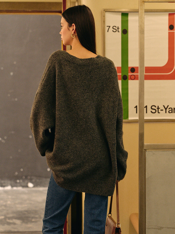 Leisure Wool-Blend Sweater  Liora Lane Boutique Sweaters