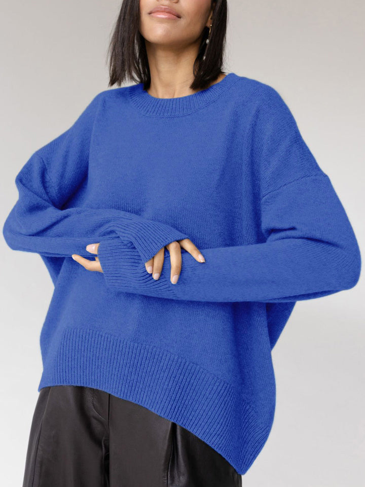 Candyfloss Oversized Pullover Sweater  Liora Lane Boutique Sweaters Blue / XL 45.00