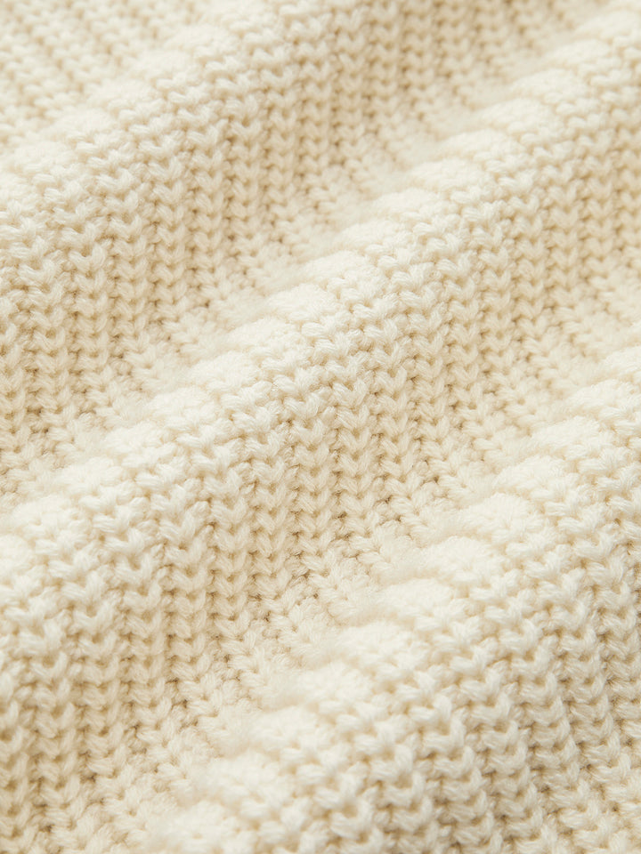 Wool-Blend Bell Sleeve Crop Shift Sweater  Liora Lane Boutique Sweaters