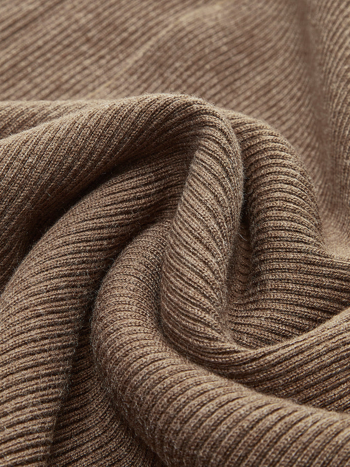 Caramel Slit Maxi Knit Skirt  Liora Lane Boutique Skirts