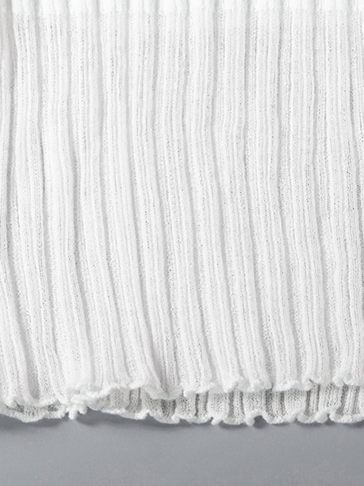 Minimalist Wool-Blend Knit Top  Liora Lane Boutique Knit Tops