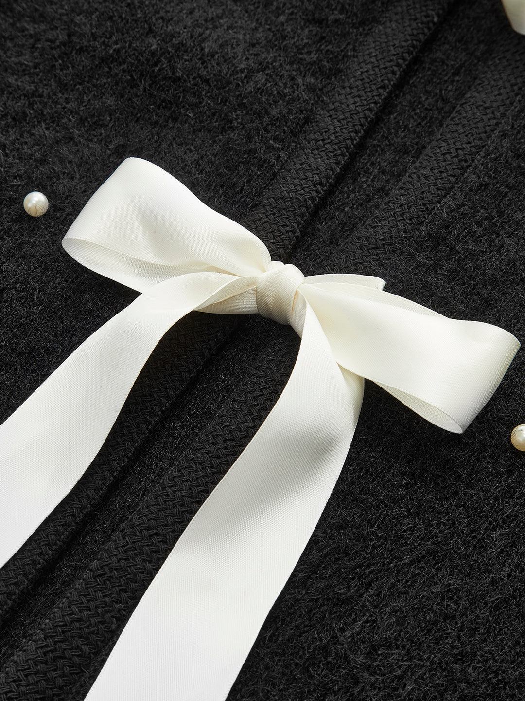 Beaded Decor Bow Knit Top  Liora Lane Boutique Knit Tops