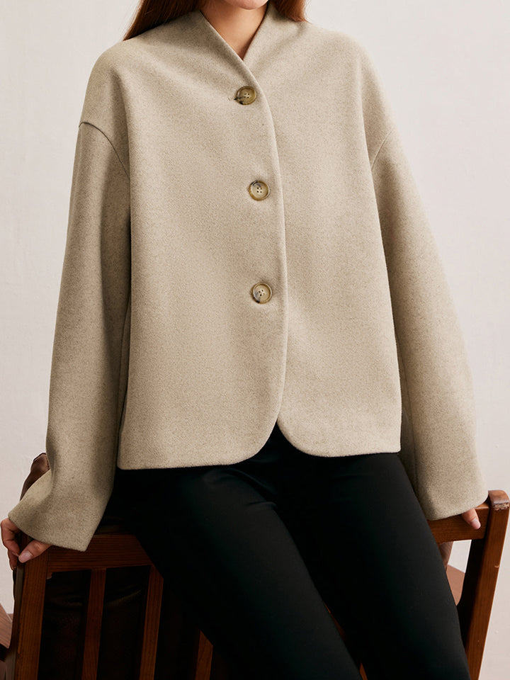 Minimalist Regular Fit Button Cardigan  Liora Lane Boutique Jackets