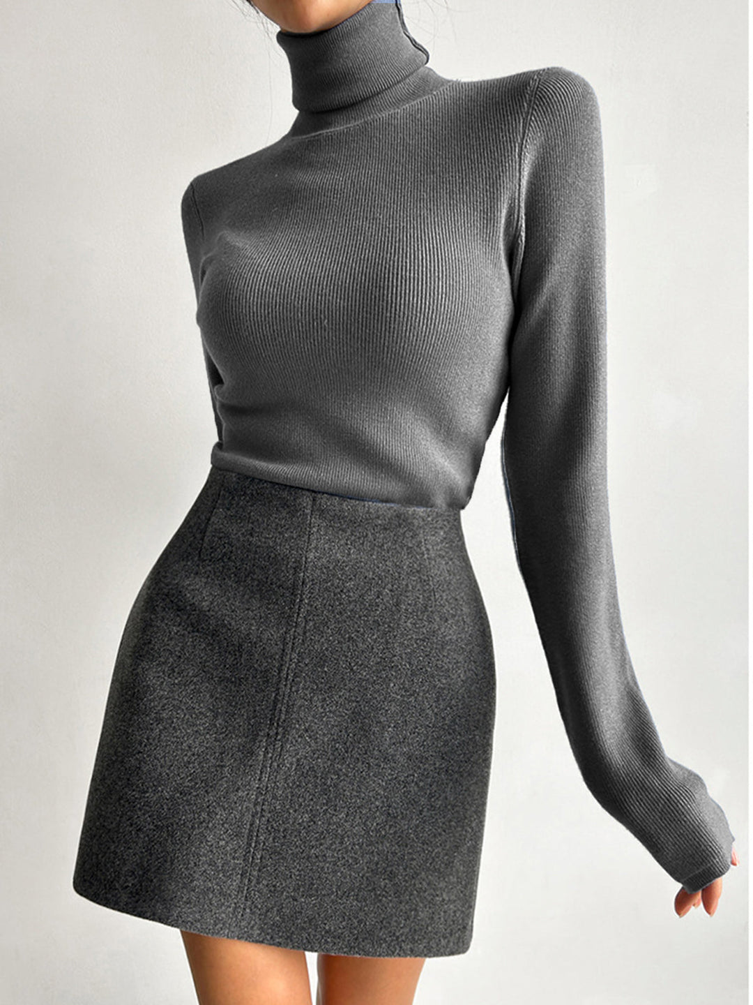 Leisure Piping A-Line Skirt  Liora Lane Boutique Skirts