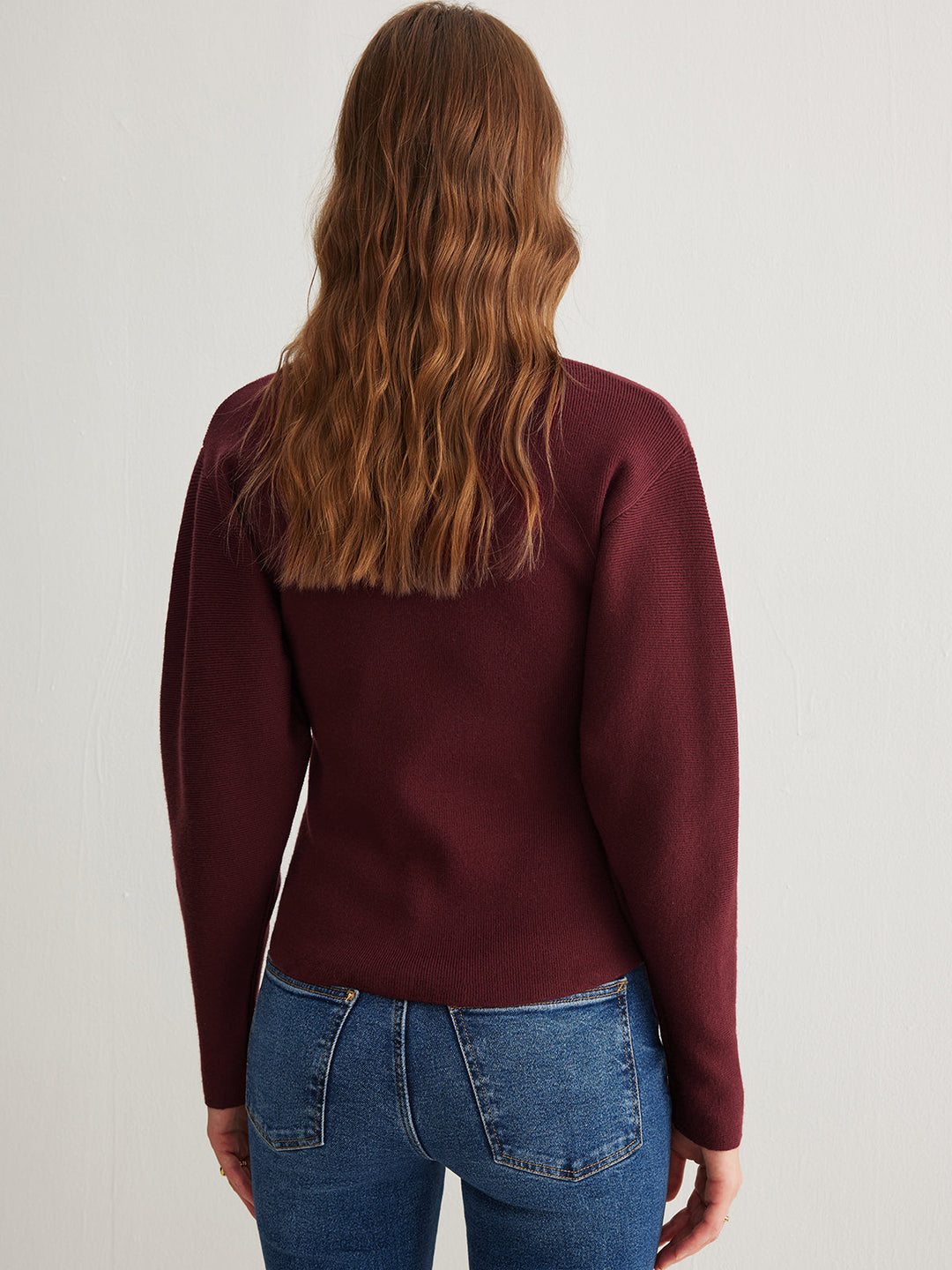 Ribbed Button Slit Sweater  Liora Lane Boutique Sweaters